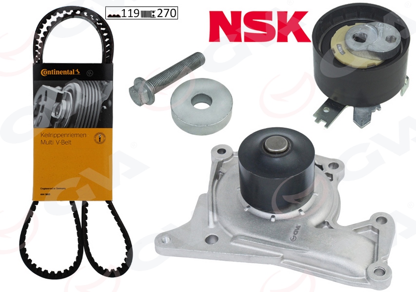 Triger Kayış Seti RENAULT ORJINAL 119A02552R - RENAULT ORJINAL - OEM 11 9A 025 52R